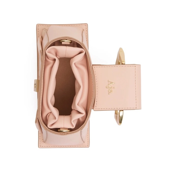 Aje Thea Sculptural Handle Bag Blush - Picture 2 of 4